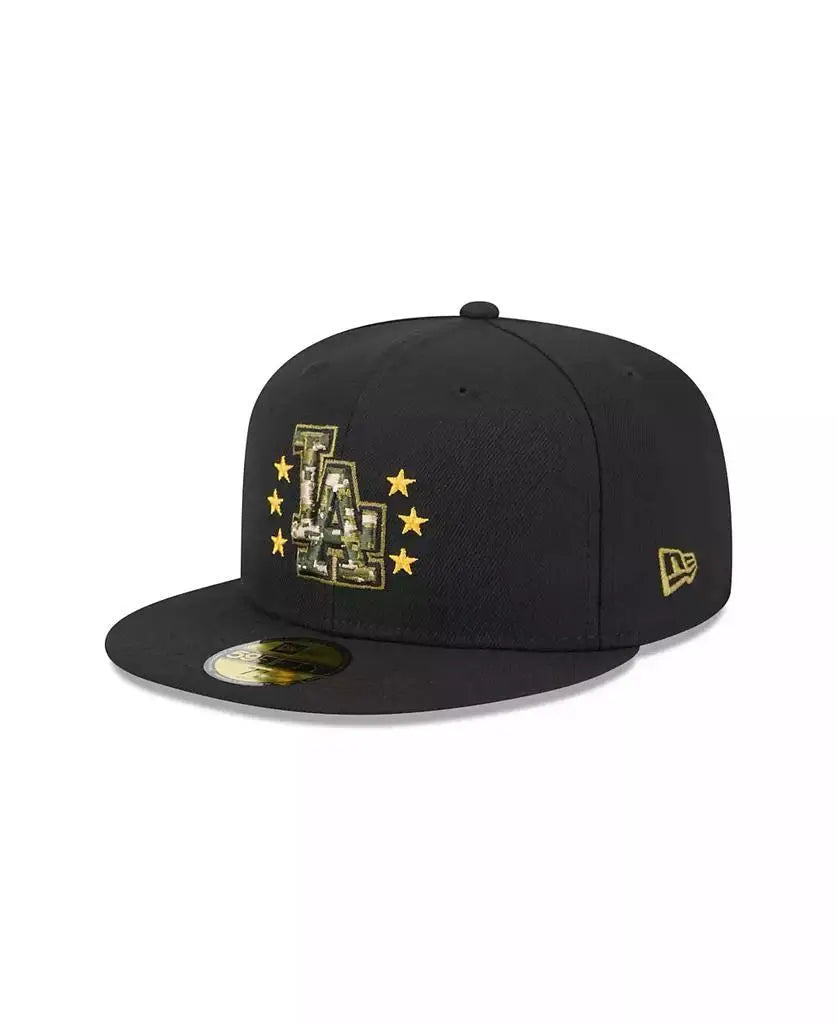 New Era | Men's Black Los Angeles Dodgers 2024 Armed Forces Day On-Field 59FIFTY Fitted Hat New Era | Men's Black Los Angeles Dodgers 2024 Armed Forces Day On-Field 59FIFTY Fitted Hat